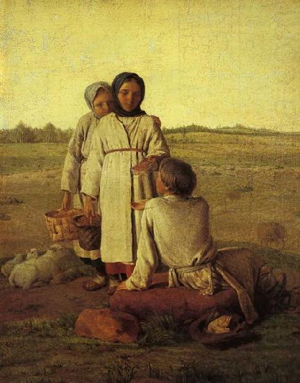 Alexey Gavrilovich Venetsianov oemu e none china oil painting image
